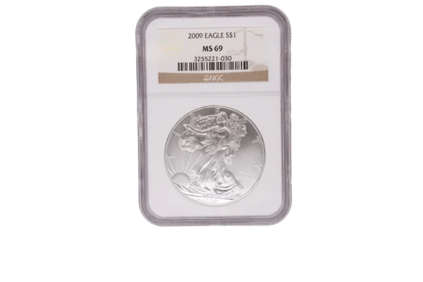 2009 Silver Eagle 1 Silver MS69