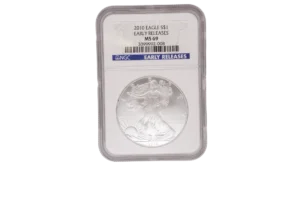 2010 Silver Eagle 1 Silver MS69