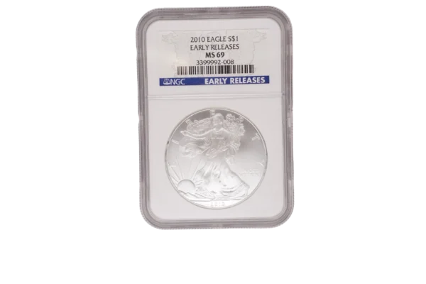 2010 Silver Eagle 1 Silver MS69