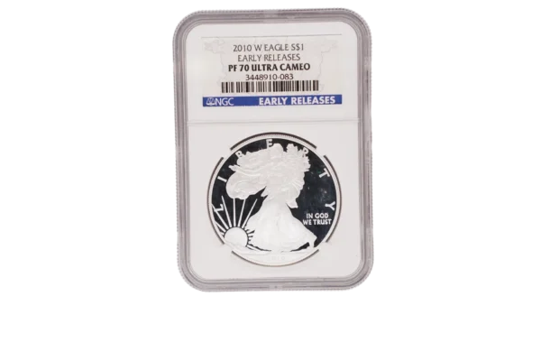 2010 Silver Eagle 1 Silver PF70 Ultra Cameo
