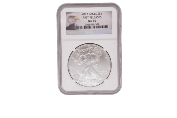 2012 Silver Eagle 1 Silver MS69
