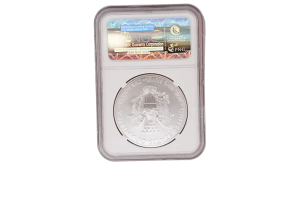 2012 S Silver Eagle 1 Silver MS70 - Image 2