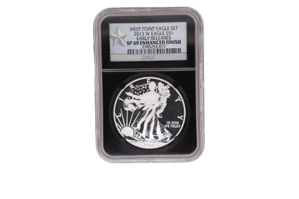 2013 W Silver Eagle 1 Silver SP69 Enhanced Finish