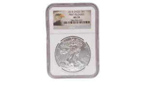 2014 Silver Eagle 1 Silver MS70