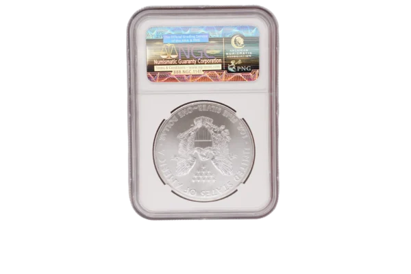 2014 S Silver Eagle 1 Silver MS70 - Image 2