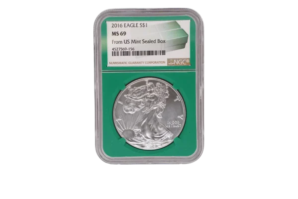 2016 Silver Eagle 1 Silver MS69