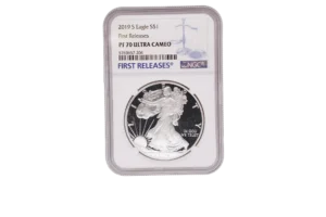 2019 S Silver Eagle 1 Silver PF70 Ultra Cameo