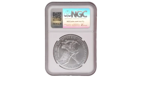 2023 Silver Eagle 1 Silver MS70 - Image 2