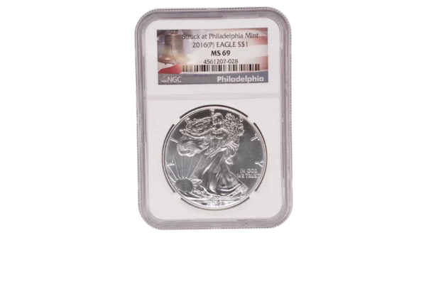 2016 P Silver Eagle 1 Silver MS70