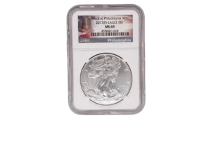 2017 P Silver Eagle 1 Silver MS69