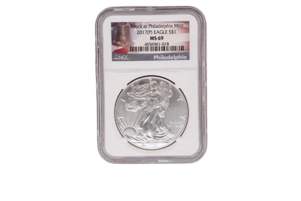 2017 P Silver Eagle 1 Silver MS69