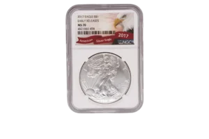 2017 Silver Eagle 1 Silver MS70