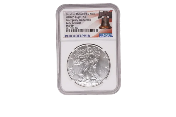 2020 P Silver Eagle 1 Silver MS69