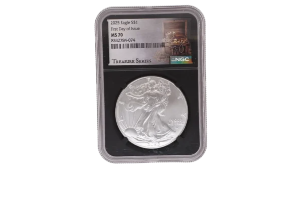 2025 Silver Eagle 1 Silver MS70