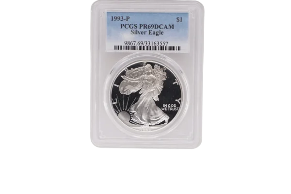 1993 P Silver Eagle 1 Silver PR69DCAM