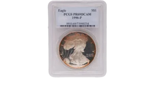 1996 P Silver Eagle 1 Silver PR69DCAM