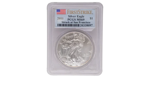 2011 Silver Eagle 1 Silver MS69