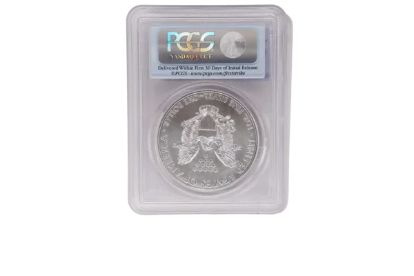 2011 W Silver Eagle 1 Silver MS70 - Image 2