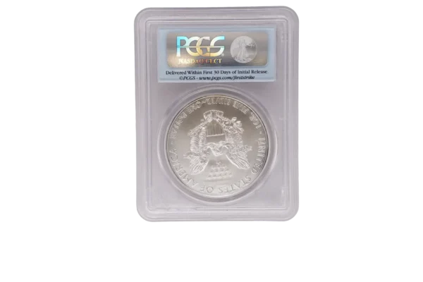 2011 W Silver Eagle 1 Silver MS70 - Image 2