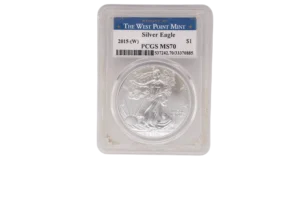 2015 W Silver Eagle 1 Silver MS70