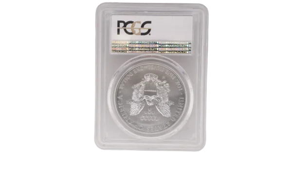 2015 W Silver Eagle 1 Silver SP70 - Image 2