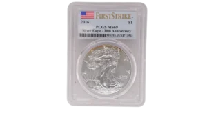 2016 Silver Eagle 1 Silver MS69