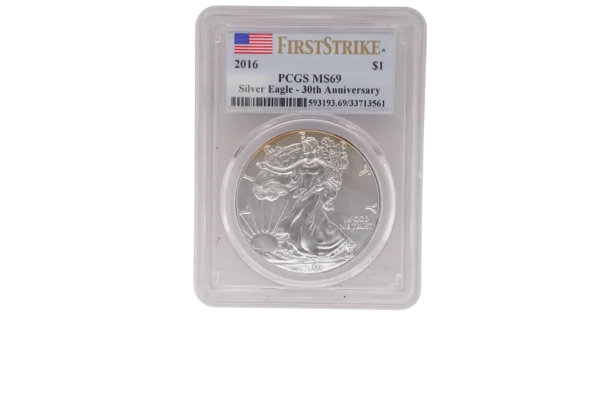 2016 Silver Eagle 1 Silver MS69