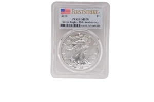 2016 Silver Eagle 1 Silver MS70