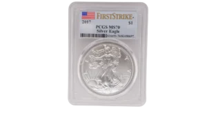 2017 Silver Eagle 1 Silver MS70