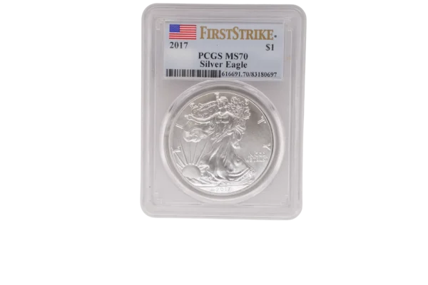 2017 Silver Eagle 1 Silver MS70