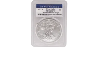 2017 W Silver Eagle 1 Silver SP70