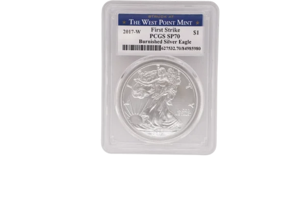 2017 W Silver Eagle 1 Silver SP70