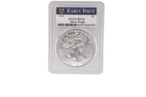 2018 Silver Eagle 1 Silver MS70