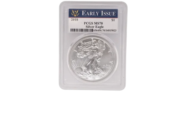 2018 Silver Eagle 1 Silver MS70
