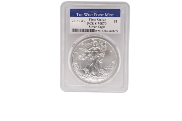 2018 W Silver Eagle 1 Silver MS70