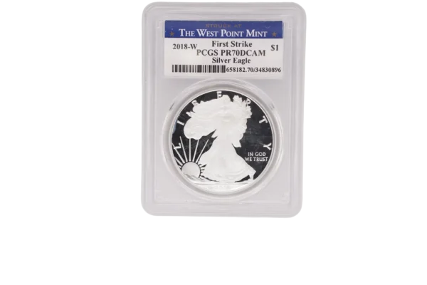 2018 W Silver Eagle 1 Silver PR70DCAM