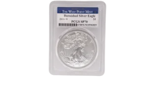 2018 W Silver Eagle 1 Silver SP70