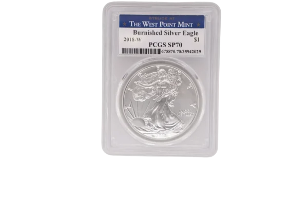 2018 W Silver Eagle 1 Silver SP70