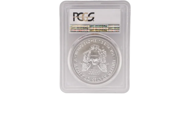 2018 W Silver Eagle 1 Silver SP70 - Image 2