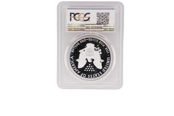 2019 W Silver Eagle 1 Silver PR70 - Image 2