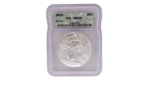 2003 Silver Eagle 1 Silver MS69