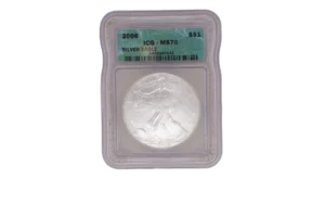 2006 Silver Eagle 1 Silver MS70