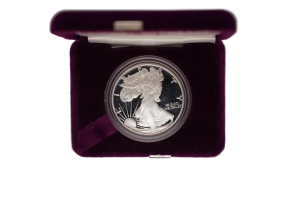 1986 Proof Silver American Eagle - 1 Troy Oz .999 Pure - Image 3