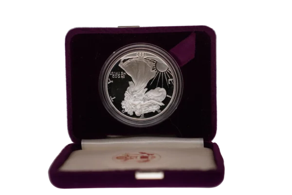 1990 Proof Silver American Eagle - 1 Troy Oz .999 Pure - Image 3