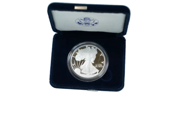 2007 Proof Silver American Eagle - 1 Troy Oz .999 Pure - Image 3