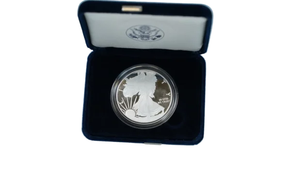 2008 Proof Silver American Eagle - 1 Troy Oz .999 Pure - Image 3