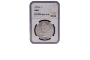 1880 CC Morgan Dollar 1 Silver MS63