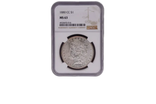 1880 CC Morgan Dollar 1 Silver MS63