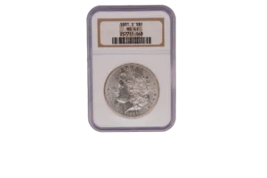 1881 S Morgan Dollar 1 Silver MS63