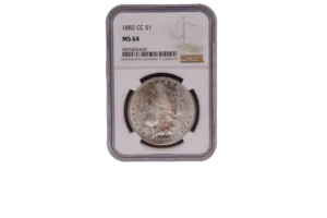 1882 CC Morgan Dollar 1 Silver MS64